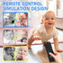 VoMii 3 6 12 18 Teething Toy for Baby Months, Realistic Remote Control and Mobile Phone Baby Teether Toy, Baby's Chew