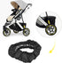 4PCS Baby Stroller Wheel Cover, Dustproof Protector Cover for Small Wheelchairs