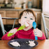Toddler Utensils Set, 18 Pcs Plastic Kids Forks and Spoons, BPA Free, Dishwasher Safe, Brightly Colored Silverware