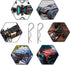 100-Pack Universal RC Body Clips Pins for 1/10 1/12 Scale Redcat HPI Himoto RC Car Parts