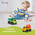 Toddler Dump Truck and Cement Mixer Car Toys for 1-3 Year Old, BPA Free, Educational Gifts for 2-4 Year Boys Girls