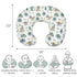 HawSkgFub Watercolor Cute Dragon Fairy Tale Nursing Pillow Cover for Baby Boys, Cloud Moon Star Dragons Egg