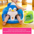 Juaugusep Baby Sit Up Chair with Cartoon Animals Plush Sofa - Toddler Learn to Sit Up - Washable Cover for Back & Head
