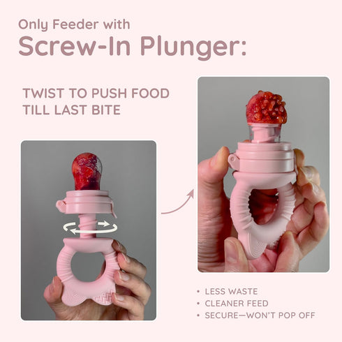 MAMAMEEPA Set 612 Baby Fruit Feeder & Popsicle Molds Baby Food Feeder Nibbler, Breastmilk Popsicle Molds, Grip Handle