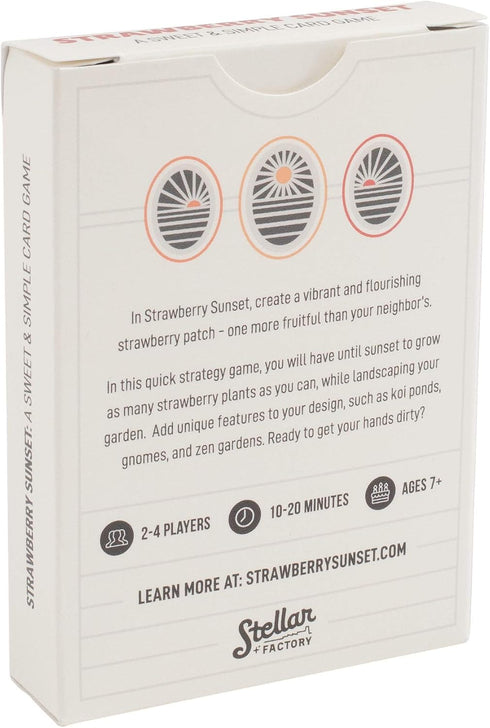 Sunset: Stellar Factory Strawberry A Sweet & Simple Card Game