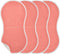 KEIGE 4Pcs Salmon Burp Cloth,Unisex Large Absorbent Soft Cotton Muslin Burping Cloths for