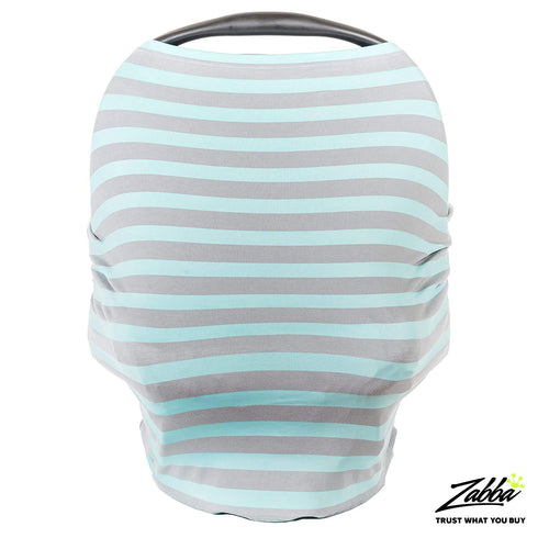 Cool Beans Stretchy Baby Car Seat Canopy and Nursing Cover | Multiuse - Soft and Stretchy Fabric Easily Covers Carseat