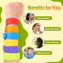 6 Pack, Sensory Fidget Toys for Kids: Textured Silicone Slap Bracelets Stress Relief Fidgets for Autism ADHD, Wearable