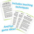 100 Vocabulary Flash Cards for Sight Words, 6 Learning Games per Deck, Preschool & Elementary