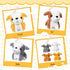 Sosation 20 Pcs Mini Plush Stuffed Puppy, Soft Plush Dog for Goodie Bag Fillers, Back to School Gift, Party Favor