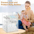 ERTIUANIO 3 Countertop Baby Bottle Organizer Tier Acrylic Bottle Storage Organizer Container, Clear Plastic Bottle