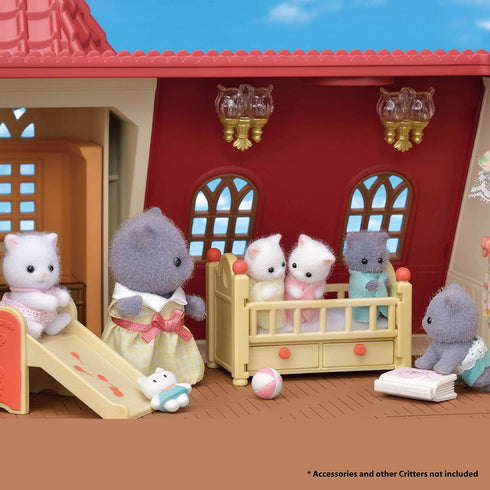 Set 4 3+ Calico Critters Persian Cat Family - of Collectible Doll Figures for Children Ages