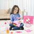 BNUZEIYI Baby Doll Accessories - Feeding & Caring Set with Diaper Bag & Bottles for Girls, Fits 14-16 Inch & 18 Inch