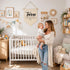 FYSIA Twin Room Sign-Twins Two Little Blessings-Canvas Hanging Pennant Flag Banner Wall Sign Decor Gift for Nursery