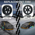 2.4GHz 1:24 4WD 15KM/H 2Pcs Remote Control Car RC Drift Car High Speed Racing Sport Car with LED Lights Drifting Tire