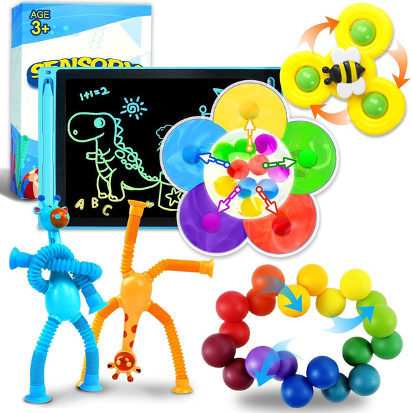Sensory Travel Toys for Toddlers Kids Autism 6PC Airplane Car Travel Activities
