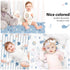 3 Pack 52x28 Baby Crib Sheets for Boys and Girls, Toddler Bed Sheets for Standard Toddler Mattresses, Soft Microfiber