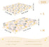 miaozhen 1 Pack 52x28 Cotton Baby Crib Sheets Soft Naughty Jungle Willow Soft Pink Toddler Bed Cover for Nursery Decor