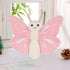 Apricot Lamb Pink Butterfly Plush Stuffed Animals for Kids, Soft Cute Plush Toys for Baby Girl and Boy, Fluffy Pink