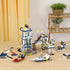 City Police Station STEM Building Set, Compatible with Lego Military Helicopter, Boats, Swat Team, 565 PCS Best Gift