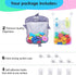 2 x Mesh Bath Toy Organizer + 6 Ultra Strong Hooks, Perfect Bathtub Toy Holder & Shower Caddy for Kids & Toddlers