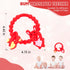 JDSTY 0-6 Valentine Teething Toys, Silicone Baby teethers Months Easy for Little Hands to Hold, Cupid and Heart Rabbit