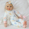 18 inch 3+ SCOM Baby Doll Girl, Realistic Soft Body Baby Doll Real Life Cute Baby with Accessories for Year Old