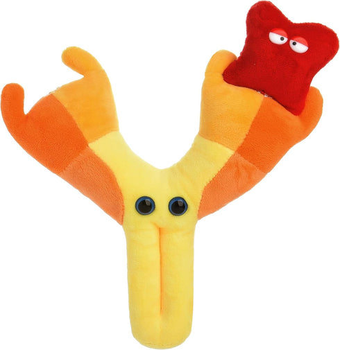 GIANTmicrobes Antibody Plush, Blood Bank, Hematology Gifts, Get Well Gifts, Blood Cells, Pharmacist Gift