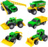 Oriate 6pcs Kid Diecasting Farm Car Toys Set, Harvester, Transporter, Truck, Sprayer