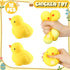12 Meooeck Pcs Chicken Stress Balls for Adult Mini Chick Fun Squeeze Fidget Animal Balls Cute Chicken for Birthday