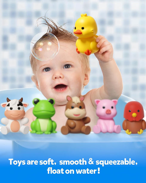 10Pcs 1-3, Coogam Farm Animal Matching Toys, Fine Motor Sorting Games for Kids Age Montessori Learning Sensory Fidget