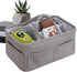 Generic Kids Diaper Organizer, Portable Corduroy Large Storage, Diaper Holder Nursery Organizer Bag,
