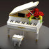 1293pcs Mini Ideas Piano Model Building Block Set, Music Lovers Collection Gift for Boys and Girls (White)