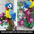 Micro Brick Flower Parrot Toy Building Sets, DIY Plant Model for Home Decor and Office Art