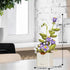 Artificial Flower Bouquet Building Set for Adults, Mini Plant Bonsai Tree Friend Set for Girls, Botanical Collection