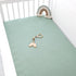 DILIMI Green Checkered Muslin Crib Sheets & Cotton Baby Lounger Cover - Only Cover