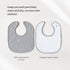 Konssy 6 Pack Muslin Baby Bibs - 100% Cotton Absorbent Bandana Bibs for Boys Girls Drooling and Teething