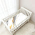 Bseiialft 52 28 White Gray Gold Marble Crib Sheets for Boys Girls Soft and Breathable Cotton Baby Sheets for Standard