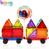 Bmag 2PCS Magnetic Car Set, Construction Vehicle Building Tiles, STEM Educational Magnet Toys for Boys and Girls