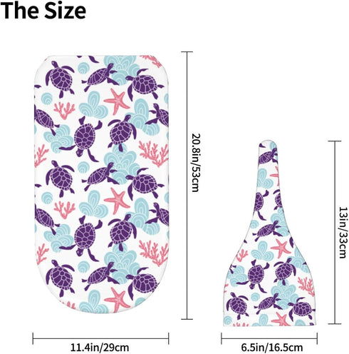 Sanghing Sets Sea Turtle Ocean Coastal Newborn Swaddle Blankets Baby Stuff Soft Swaddling Blanket with Beanie Gifts