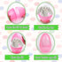 HSLCGF 6 Pack 10 Inch Translucent Fillable Easter Eggs Jumbo Easter Eggs Empty Large Eggs Bulk Colorful Bright Plastic