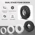 OGRC 1.0 Dual Stage Foam Tires Soft & Sticky for 1/24 SCX24 Gladiator Bronco C10 JLU Deadbolt B17 FCX24 1/18 TRX4-M