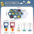 Set, 2 Packs Baby Food Feeder Fruit Feeder & Breastmilk Popsicle Molds Freezer Tray with Lid, Silicone Fruit Feeder