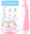 Electric Baby Nail Trimmer, Safe Gentle Nail File Grinder Kit with LED