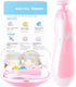Electric Baby Nail Trimmer, Safe Gentle Nail File Grinder Kit with LED