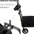 YEEDOIDO Non-Slip Organizer for Wagon, Parent Console Caddy with Cup Holders Universal for Folding Kids Pet Stroller