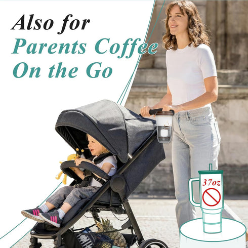 V2/Vista V3/Cruz/Cruz V2/Minu/Minu V2/Minu 1Pack Stroller Cup Holder Fits for UPPAbaby Vista/Vista Duo, Securely Hold
