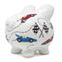 Child to Cherish Ceramic Piggy Bank - Vroom Race Car Design
