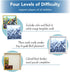 16-Piece, Six Large Piece Puzzles for Seniors with Dementia, Alzheimers, Parkinsons Engaging Activities for Elderly