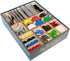 The Broken Token Board Game Organizer - Wood Storage Box Compatible with Splendor and Cities Expansion, Multiple Trays